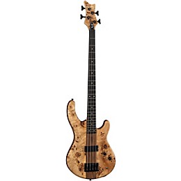 Dean Edge Pro Select Burled Poplar Electric Bass Satin Natural