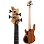 Dean Edge Pro Select Burled Poplar Electric Bass Satin Natural