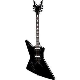 Dean A left-handed Dean with dual Duncan humbuckers. Classic Black