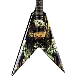 Dean Karl Sanders V with Floyd Electric Guitar Gates of Sethu Graphic