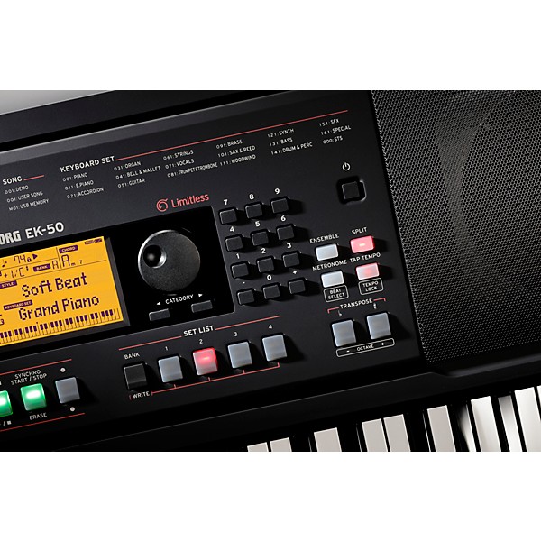 KORG EK-50 L 61-Key Portable Keyboard | Guitar Center