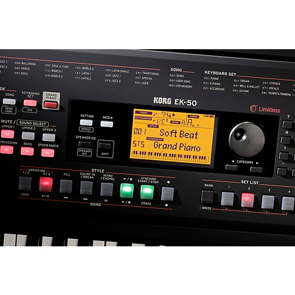 Open Box KORG EK-50 L Portable Keyboard Level 1