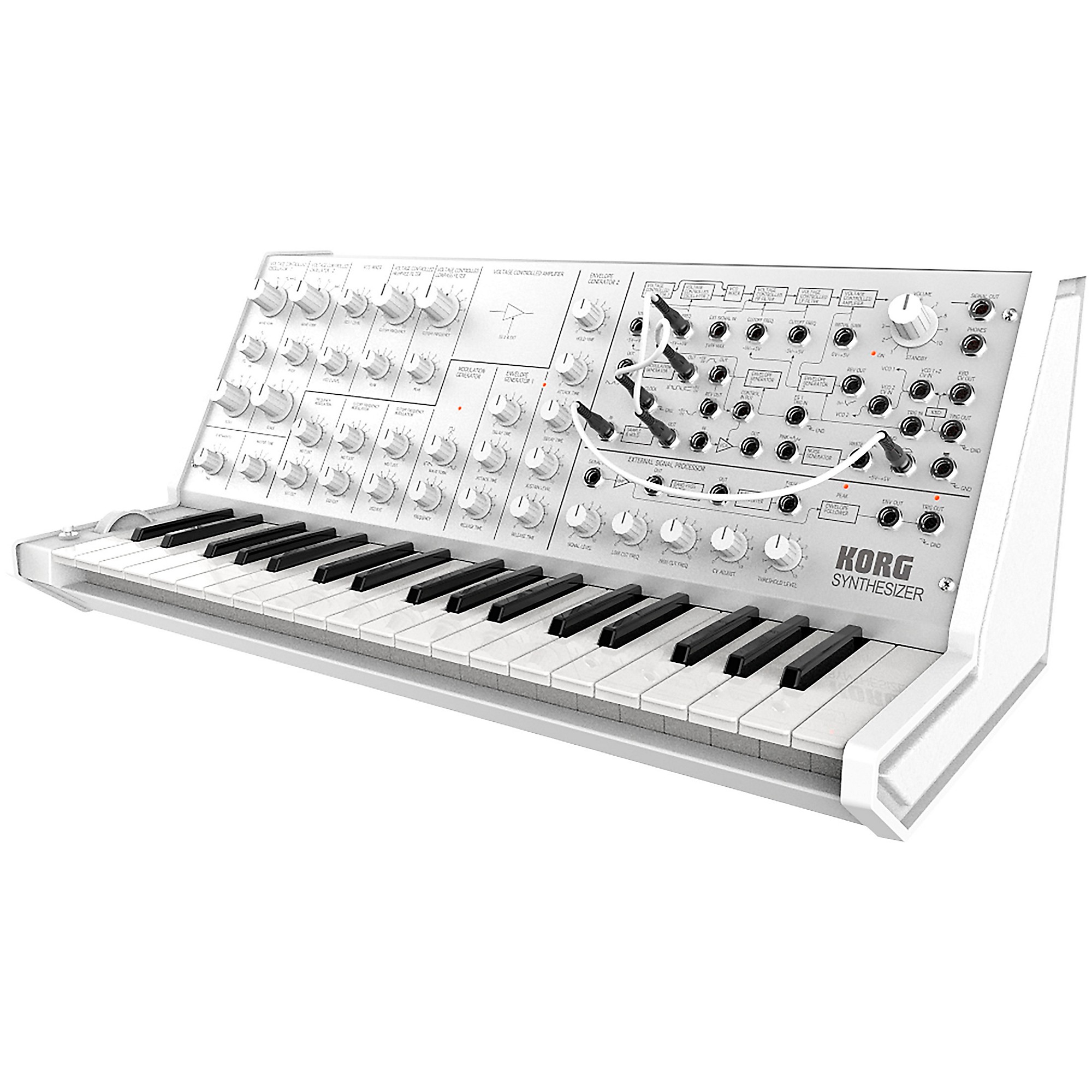 KORG MS-20 FS Analog Synthesizer White | Guitar Center