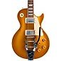 Gibson Custom 57 Les Paul All Gold Light Aged With Bigsby Electric Guitar Gold Top thumbnail