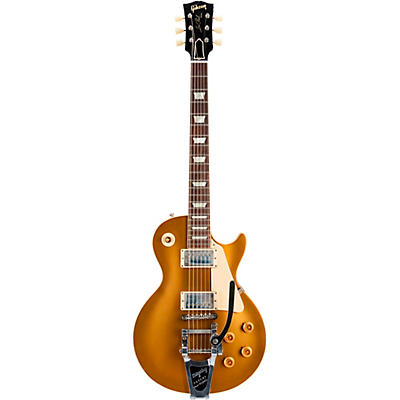 Gibson Custom Murphy Lab '57 Les Paul All-Gold Light Aged With Bigsby Electric Guitar Gold Top for sale