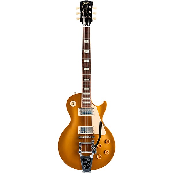 Gibson Custom Murphy Lab '57 Les Paul All-Gold Light Aged With Bigsby Electric Guitar Gold Top