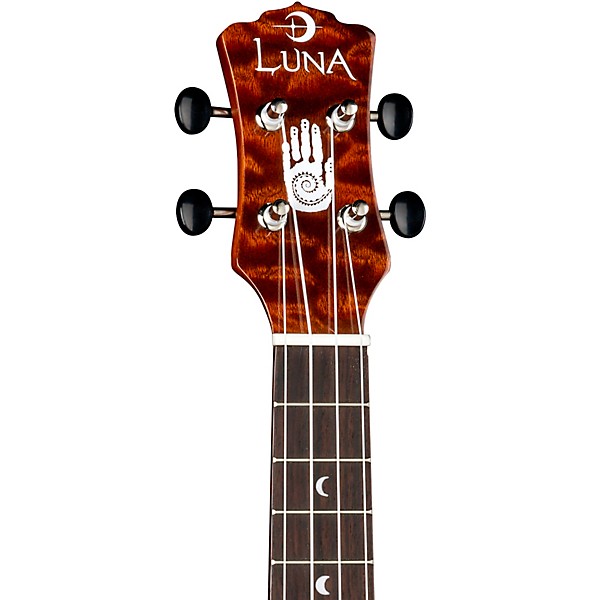 Luna 15th Anniversary Koa Concert Acoustic-Electric Ukulele Gloss Natural