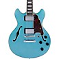D'Angelico Premier Series Mini DC Semi-Hollow Electric Guitar Stop-bar Tailpiece Ocean Turquoise thumbnail