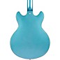D'Angelico Premier Series Mini DC Semi-Hollow Electric Guitar Stop-bar Tailpiece Ocean Turquoise
