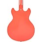 D'Angelico Premier Series Mini DC Semi-Hollow Electric Guitar Stop-bar Tailpiece Fiesta Red