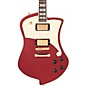 D'Angelico Deluxe Series Ludlow Limited-Edition Solidbody Electric Guitar with USA Seymour Duncan Humbuckers and Stopbar Tailpiece Matte Wine thumbnail
