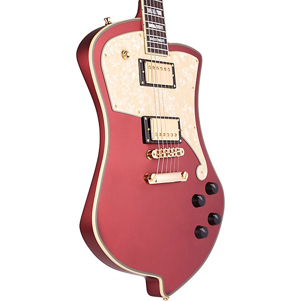 D'Angelico Deluxe Series Ludlow Limited-Edition Solidbody Electric Guitar with USA Seymour Duncan Humbuckers and Stopbar T...