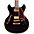 D'Angelico Excel Mini DC Semi-Hollow Electric Guitar Black D'Angelico Excel Mini DC Semi-Hollow Electric Guitar Black