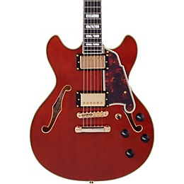 D'Angelico Excel Mini DC Semi-Hollow Electric Guitar Viola