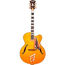 D'Angelico Excel Series EXL-1 Throwback Hollowbody Electric Guitar USA Seymour Duncan Floating Mini Humbucker Stairstep Tailpiece Vintage Natural