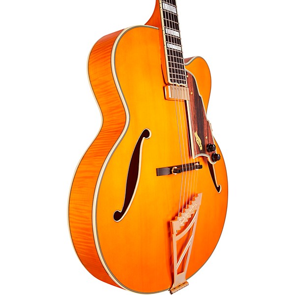 D'Angelico Excel Series EXL-1 Throwback Hollowbody Electric Guitar USA Seymour Duncan Floating Mini Humbucker Stairstep Ta...