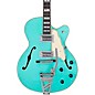D'Angelico Deluxe Series 175 With TV Jones Humbuckers Limited-Edition Hollowbody Electric Guitar Matte Surf Green thumbnail