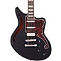 Open Box D'Angelico Deluxe Series Bedford SH Limited-Edition Solidbody Electric Guitar with Stopbar tailpiece Level 1 Matte Black thumbnail