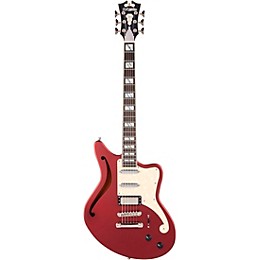 D'Angelico Deluxe Series Bedford SH Limited-Edition Electric Guitar Matte Wine