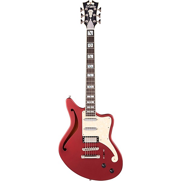 D'Angelico Deluxe Series Bedford SH Limited-Edition Electric Guitar Matte Wine