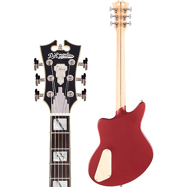 D'Angelico Deluxe Series Bedford SH Limited-Edition Electric Guitar Matte Wine