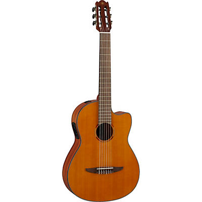 Yamaha Ncx1c Nt Cutaway Acoustic-Electric Classical Guitar Natural for sale
