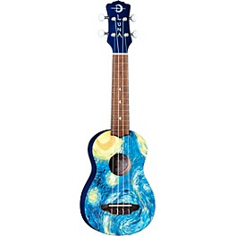 Luna Starry Night Soprano Ukulele Starry Night