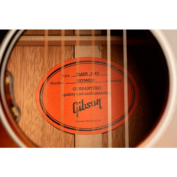 Gibson Slash J-45 Acoustic-Electric Guitar November Burst