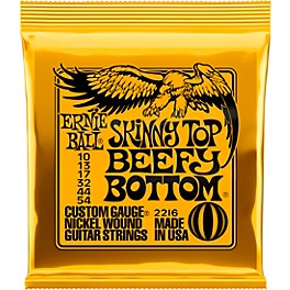 Ernie Ball Skinny Top/Beefy Bottom 2216 (10-54) Nickel Wound Electric Guitar Strings