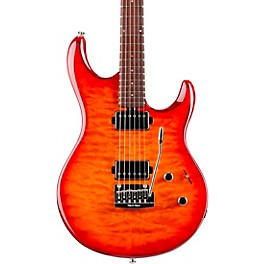 Ernie Ball Music Man Luke 3 HH Quilt Maple Top Rosewood Fingerboard Electric Guitar Cherry Burst