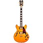 D'Angelico Excel Series Mini DC Semi-Hollow Electric Guitar Spruce top USA Seymour Duncan Humbuckers Stop-bar Tailpiece Vi...