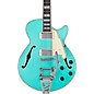 D'Angelico Deluxe SS Semi-Hollow Electric Guitar With D'Angelico Shield Tremolo Matte Surf Green thumbnail
