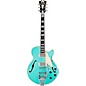 D'Angelico Deluxe SS Semi-Hollow Electric Guitar With D'Angelico Shield Tremolo Matte Surf Green