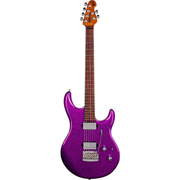 Ernie Ball Music Man Luke 3 HH Rosewood Fingerboard Electric Guitar Fuchsia Sparkle
