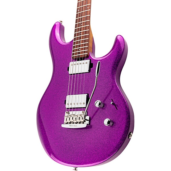 Ernie Ball Music Man Luke 3 HH Rosewood Fingerboard Electric Guitar Fuchsia Sparkle