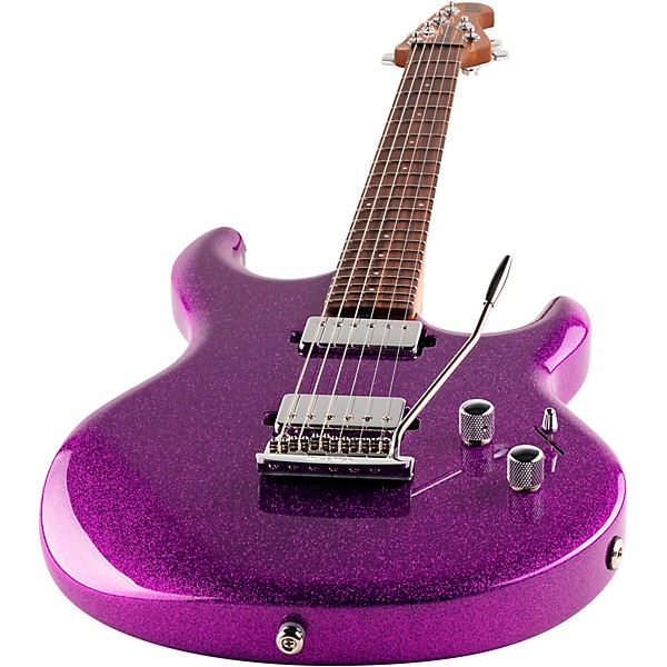 Ernie Ball Music Man Luke 3 HH Rosewood Fingerboard Electric Guitar Fuchsia Sparkle