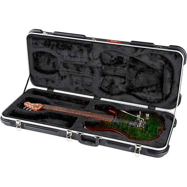 Open Box Ernie Ball Music Man Luke 3 HH Flame Maple Top Rosewood Fingerboard Electric Guitar Level 2 Luscious Green 197881...