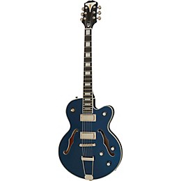 Epiphone Uptown Kat ES Semi-Hollow Electric Guitar Sapphire Blue Metallic