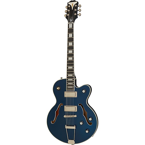 Epiphone Uptown Kat ES Semi-Hollow Electric Guitar Sapphire Blue Metallic