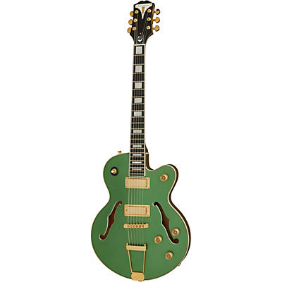 Epiphone Uptown Kat Es Semi-Hollow Electric Guitar Emerald Green Metallic for sale