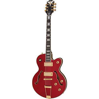 Epiphone Uptown Kat Es Semi-Hollow Electric Guitar Ruby Red Metallic for sale
