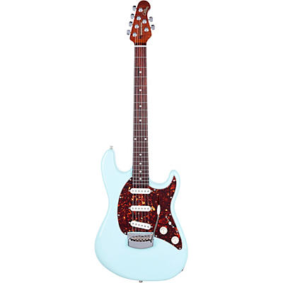 Ernie Ball Music Man Cutlass Sss Rosewood Fingerboard Electric Guitar Powder Blue for sale