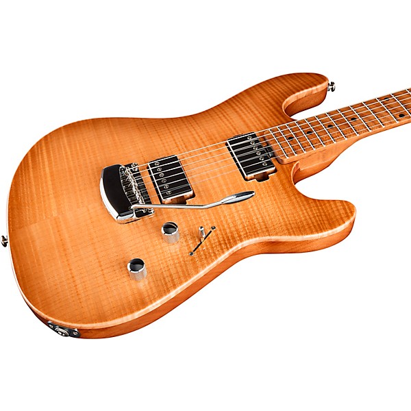 Ernie Ball Music Man Sabre HH Maple Fingerboard Electric Guitar Honey Suckle