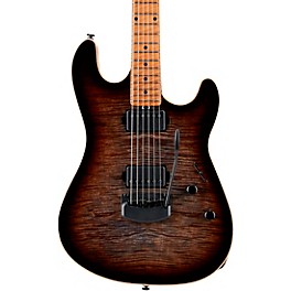 Blemished Ernie Ball Music Man Sabre HH Maple Fingerboard Black Hardware Electric Guitar Level 2 Cobra Burst 194744335310