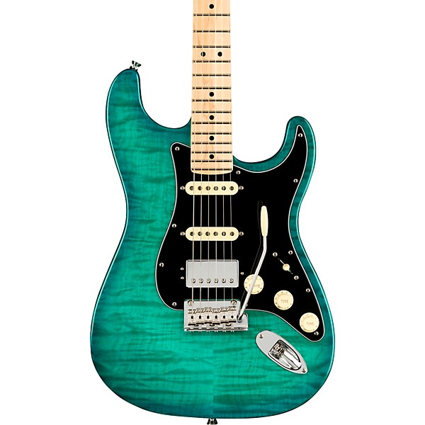 レア。Fender USA American Deluxe Strato QMT Fender Stratocaster AMERICAN DELUXE STRATOCASTER QMT HSS Guitar