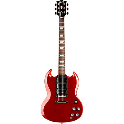 Gibson Custom Sg Standard Fat Neck 3-Pickup Electric Guitar Sparkling Burgundy for sale