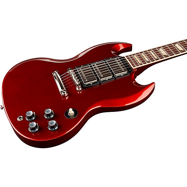 Gibson Custom SG Standard Fat Neck 3-Pickup Electric Guitar Sparkling Burgundy