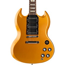 Gibson Custom SG Standard Fat Neck 3-Pickup Electric Guitar Double Gold