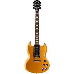 Gibson Custom SG Standard Fat Neck 3-Pickup Electric Guitar Double Gold