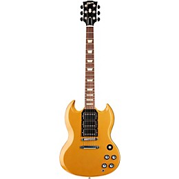 Gibson Custom SG Standard Fat Neck 3-Pickup Electric Guitar Double Gold